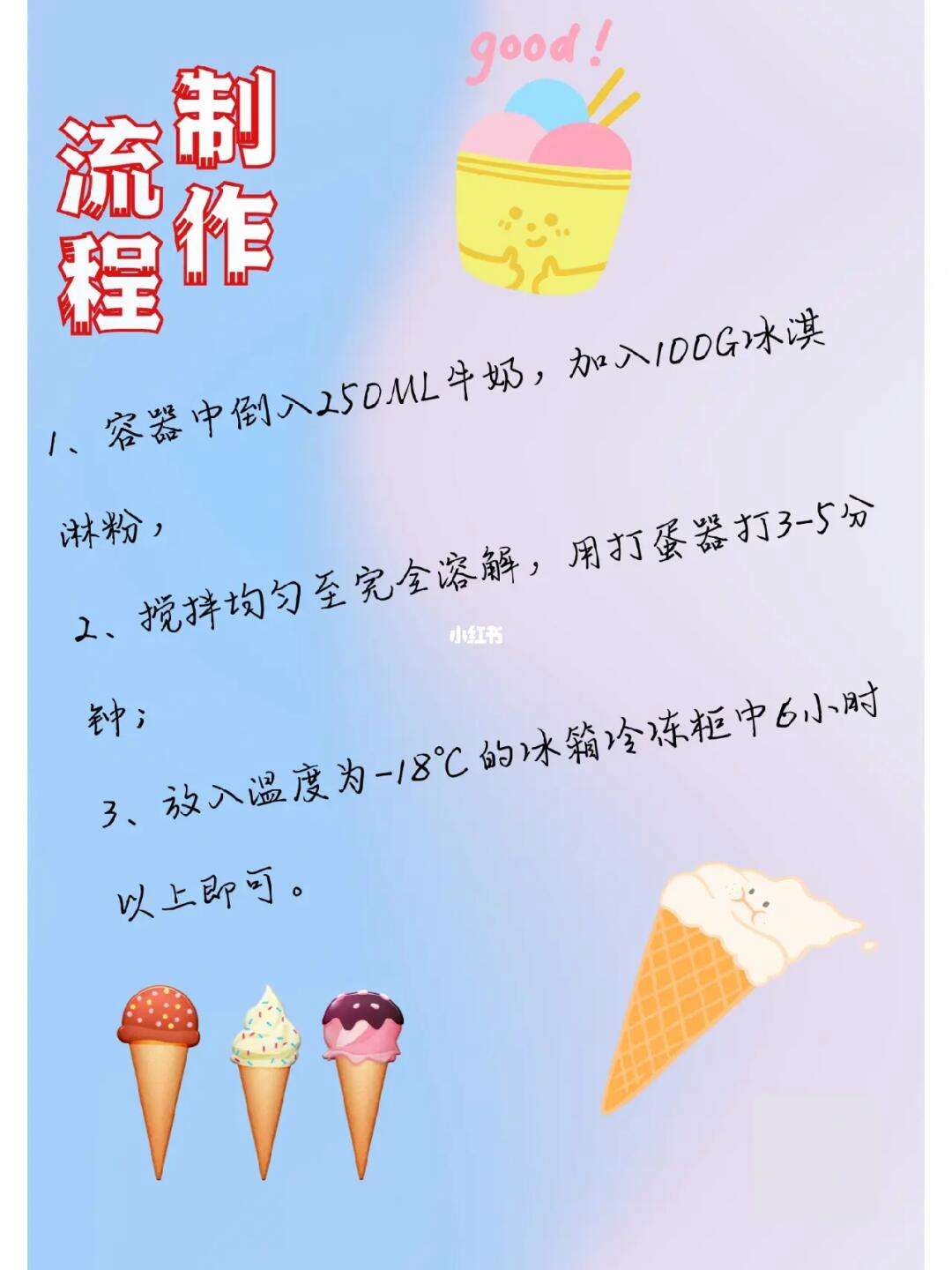 自己制作冰淇淋的方法作文,自己制作冰淇淋的方法